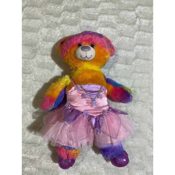Build A Bear Multi-colored Bear with Outfit - Picture 2 of 5